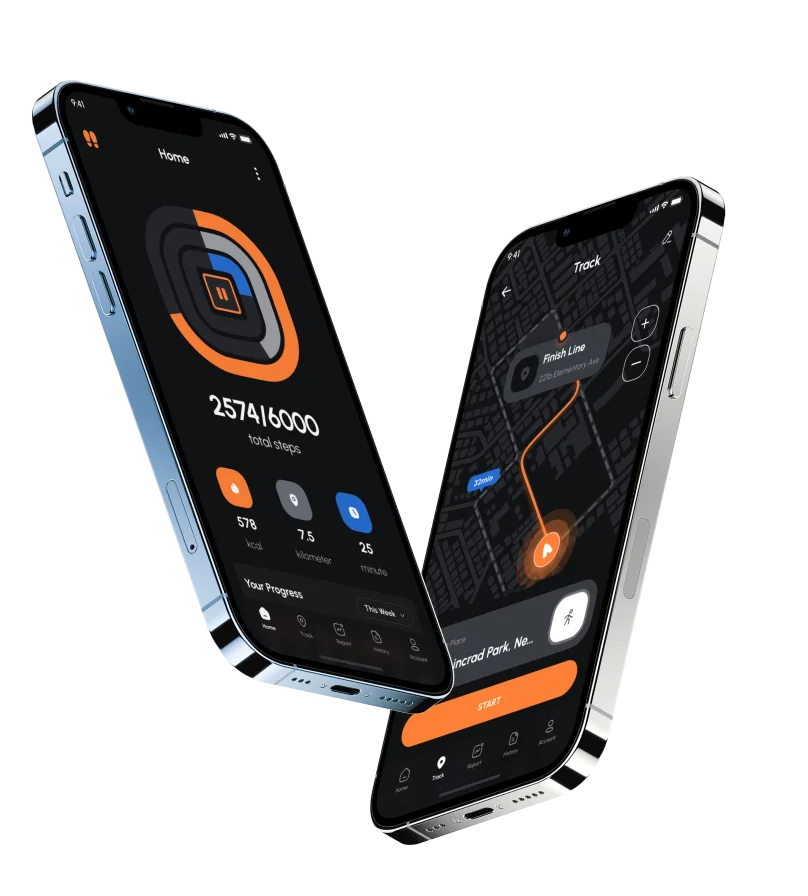 Laptop showcasing website design